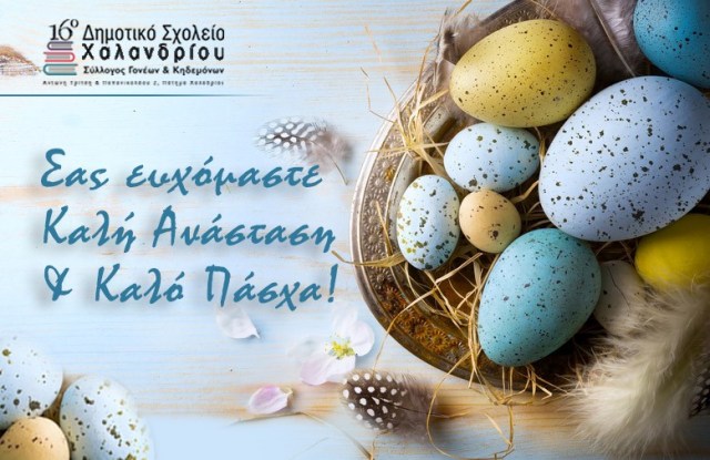 Πασχαλινες Ευχές 2019